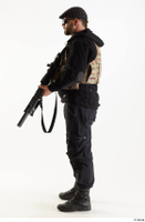  Photos Arthur Fuller Sniper holding gun standing whole body 0003.jpg